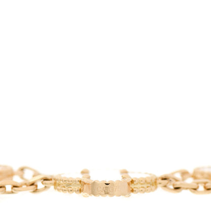 Van Cleef & Arpels 18K Yellow Gold Mother of Pearl 20 Motifs Vintage Alhambra Necklace 4 of 6