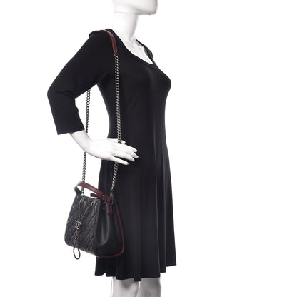Chanel Caviar Quilted Small CC Bucket Bag Black 2 of 9