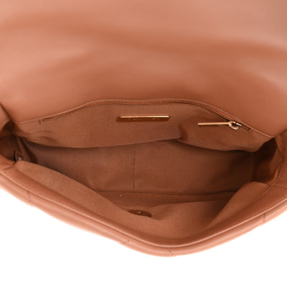 Chanel Lambskin Quilted Medium Chanel 19 Flap Brown 5 of 10