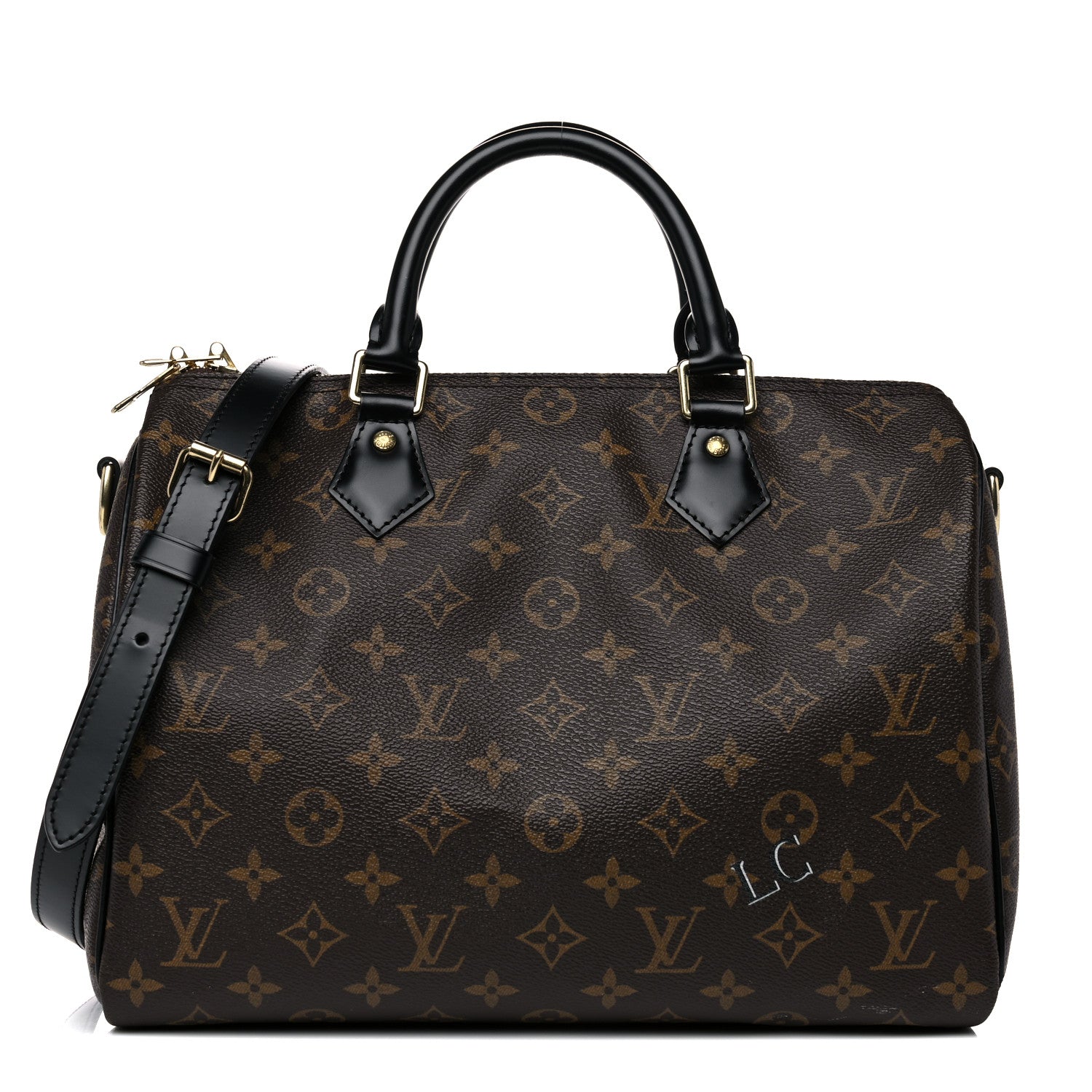 Louis Vuitton Monogram My World Tour Speedy Bandouliere 30 Black 1 of 22