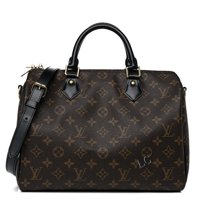 Louis Vuitton Monogram My World Tour Speedy Bandouliere 30 Black 1 of 22