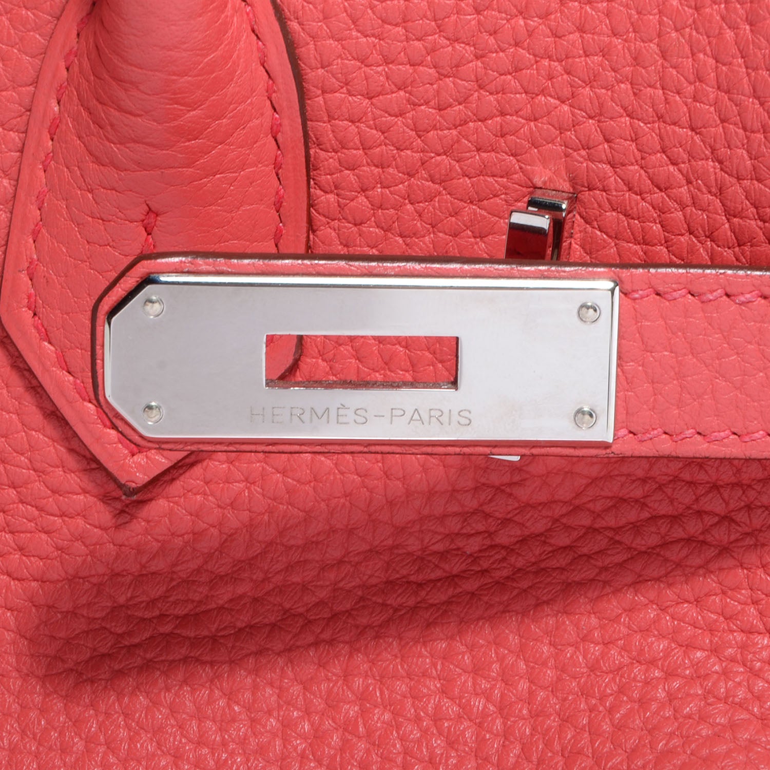 Hermes Taurillon Clemence Birkin 30 Bougainvillea 7 of 19