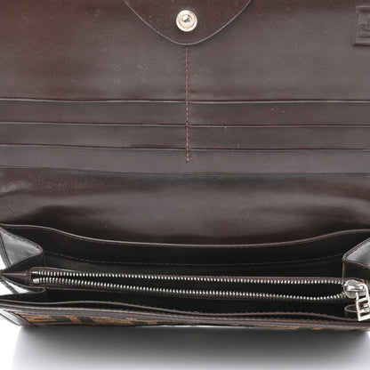 Fendi Zucca Continental Wallet Tobacco 5 of 13
