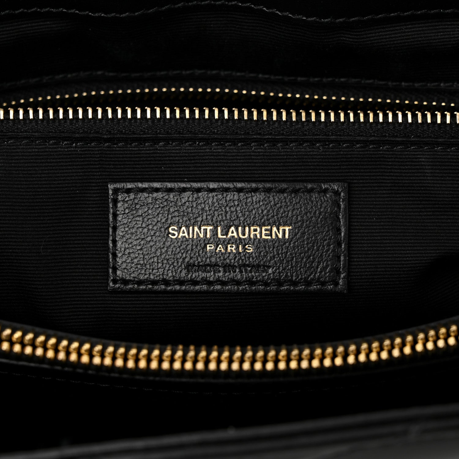 Saint Laurent Calfskin Y Quilted Monogram Large Loulou Chain Satchel Black 6 of 12