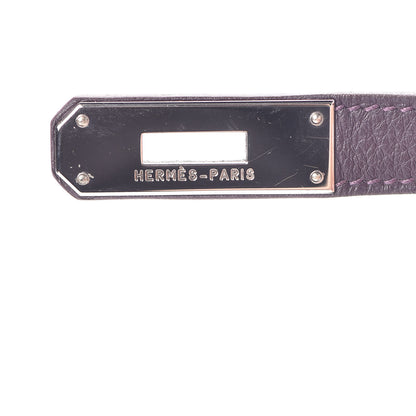 Hermes Togo Kelly Retourne 35 Raisin 20 of 51