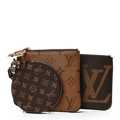 Louis Vuitton Reverse Monogram Giant Trio Pouch 1 of 9