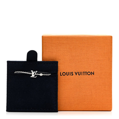 Louis Vuitton 18K White Gold Diamond Idylle Blossom LV Bracelet 4 of 4