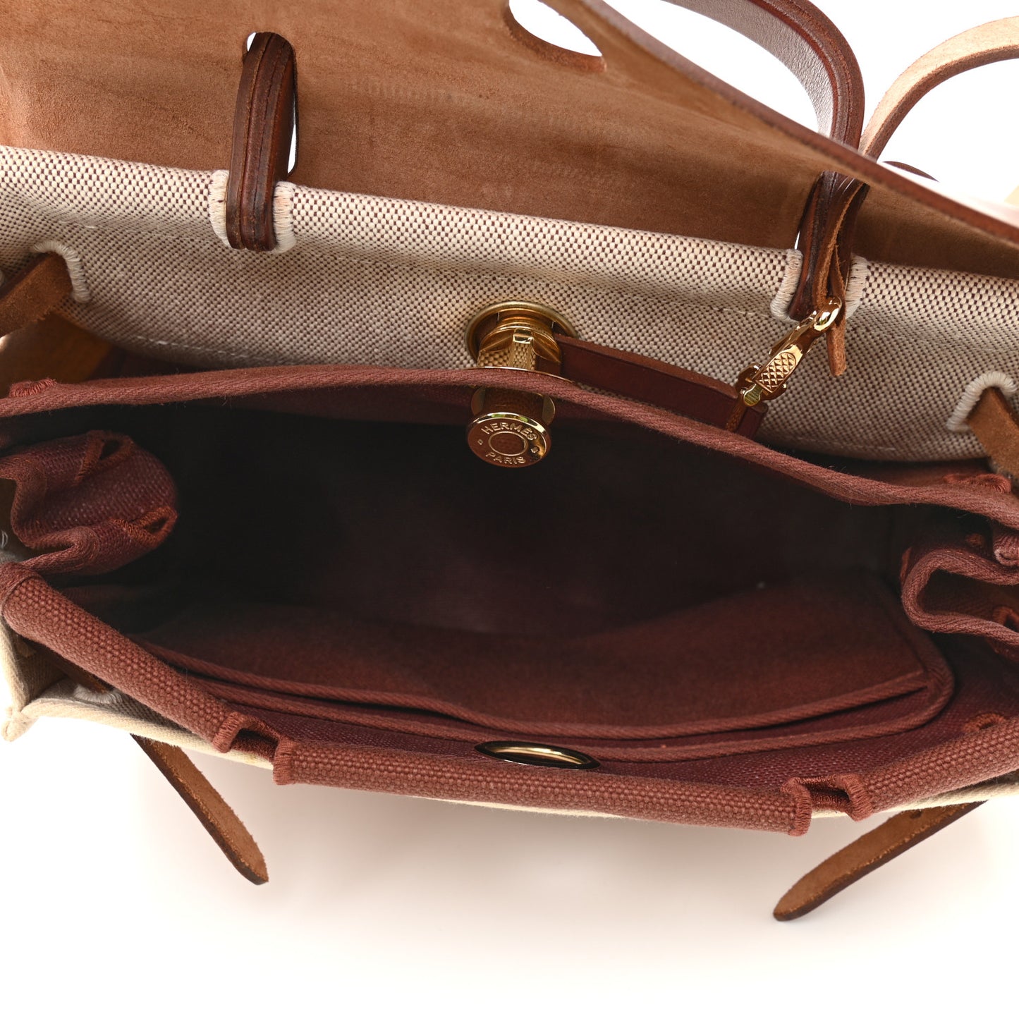 Vache Hunter Toile Herbag 30 PM Natural Havane