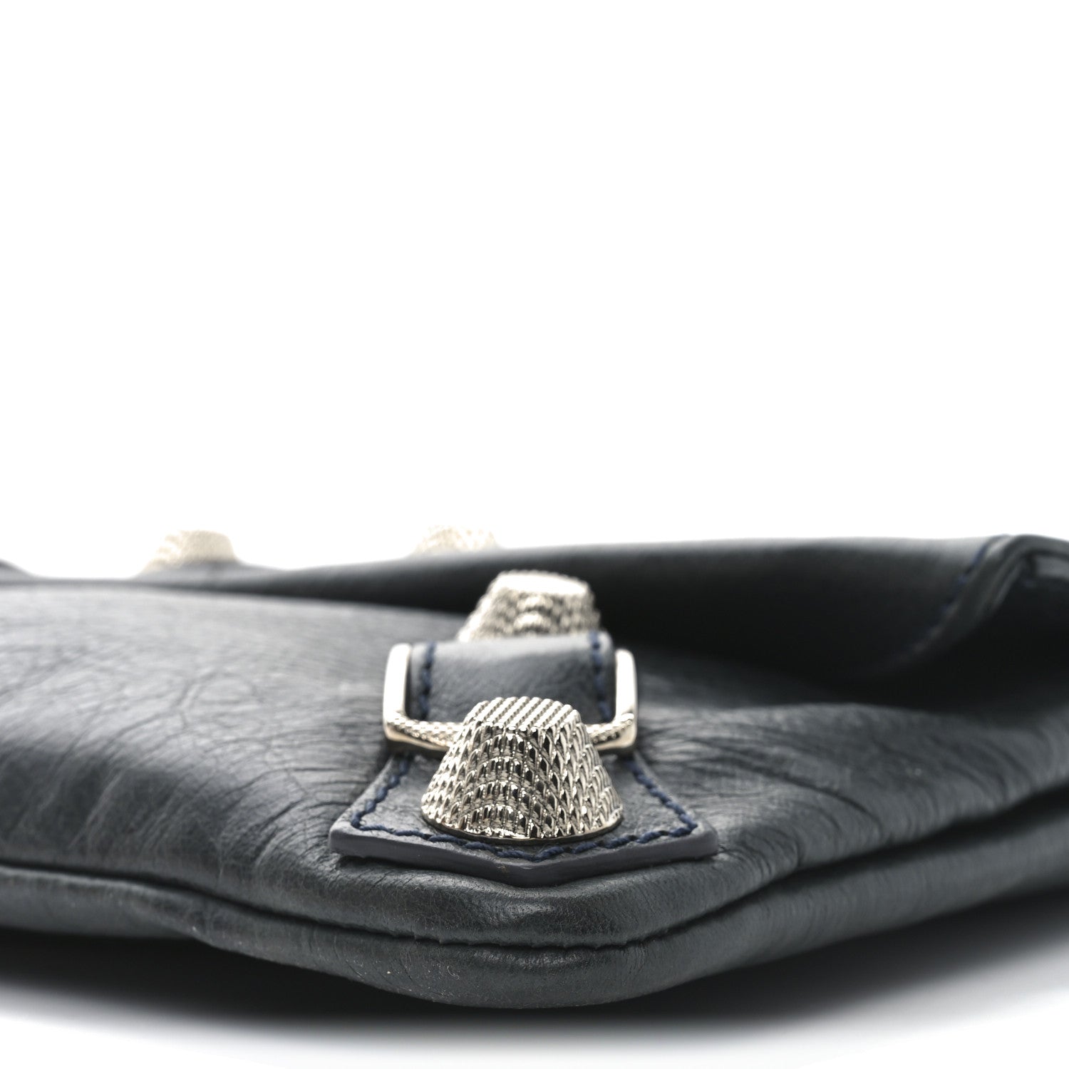 Balenciaga Agneau Giant 21 Silver Hardware Envelope Clutch Anthracite 11 of 11