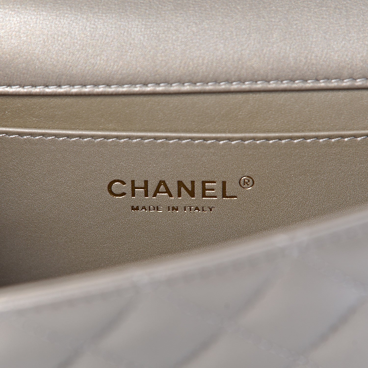 Chanel Lambskin Quilted Fantasy Pearl Flap Light Gold 6 of 11