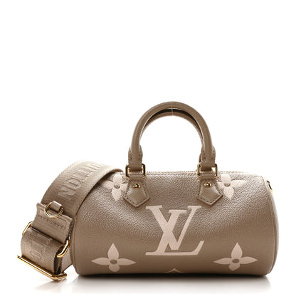 Louis Vuitton Empreinte Monogram Giant Papillon BB Tourterelle Cream 2 of 10