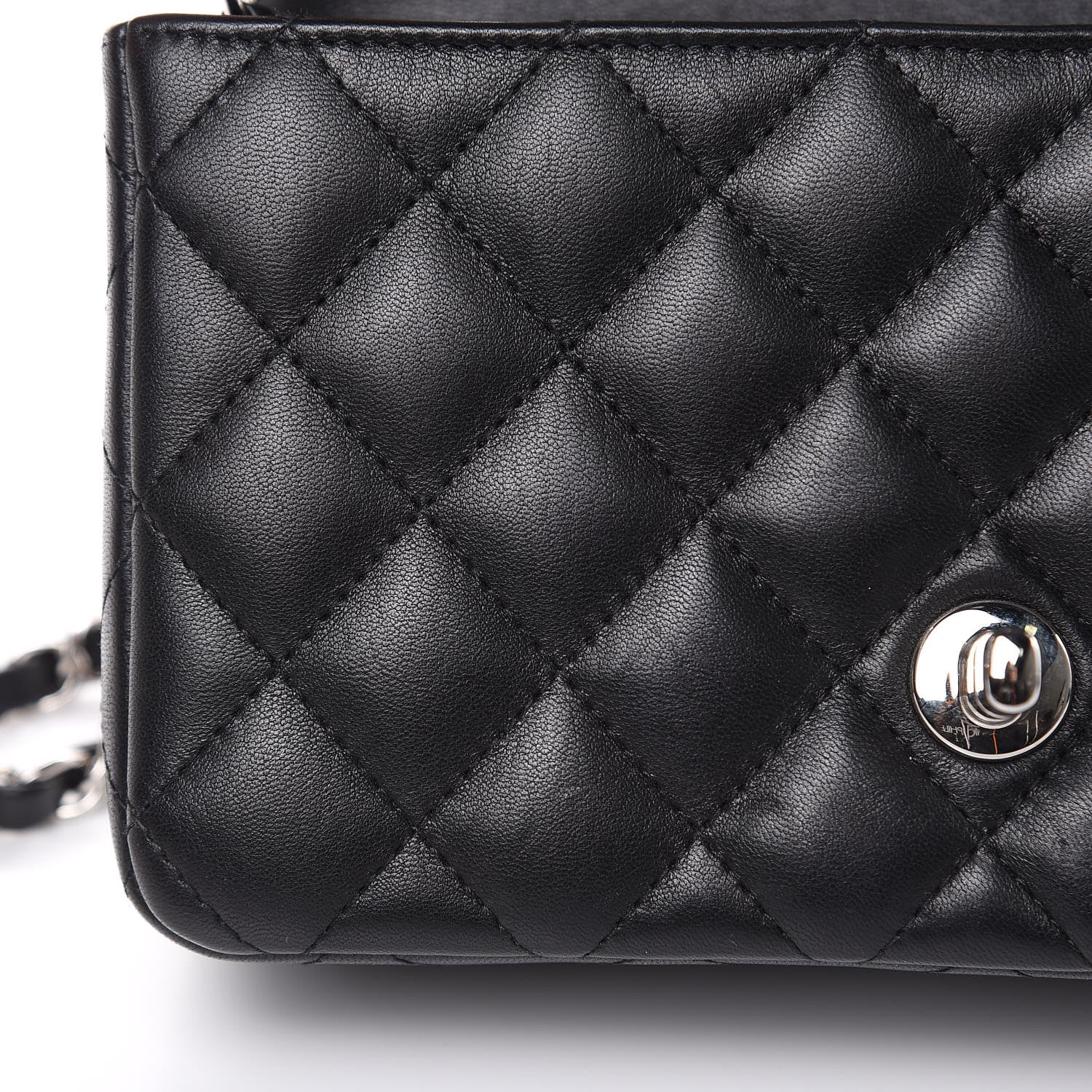 Chanel Lambskin Quilted Mini Rectangular Flap Black 11 of 11