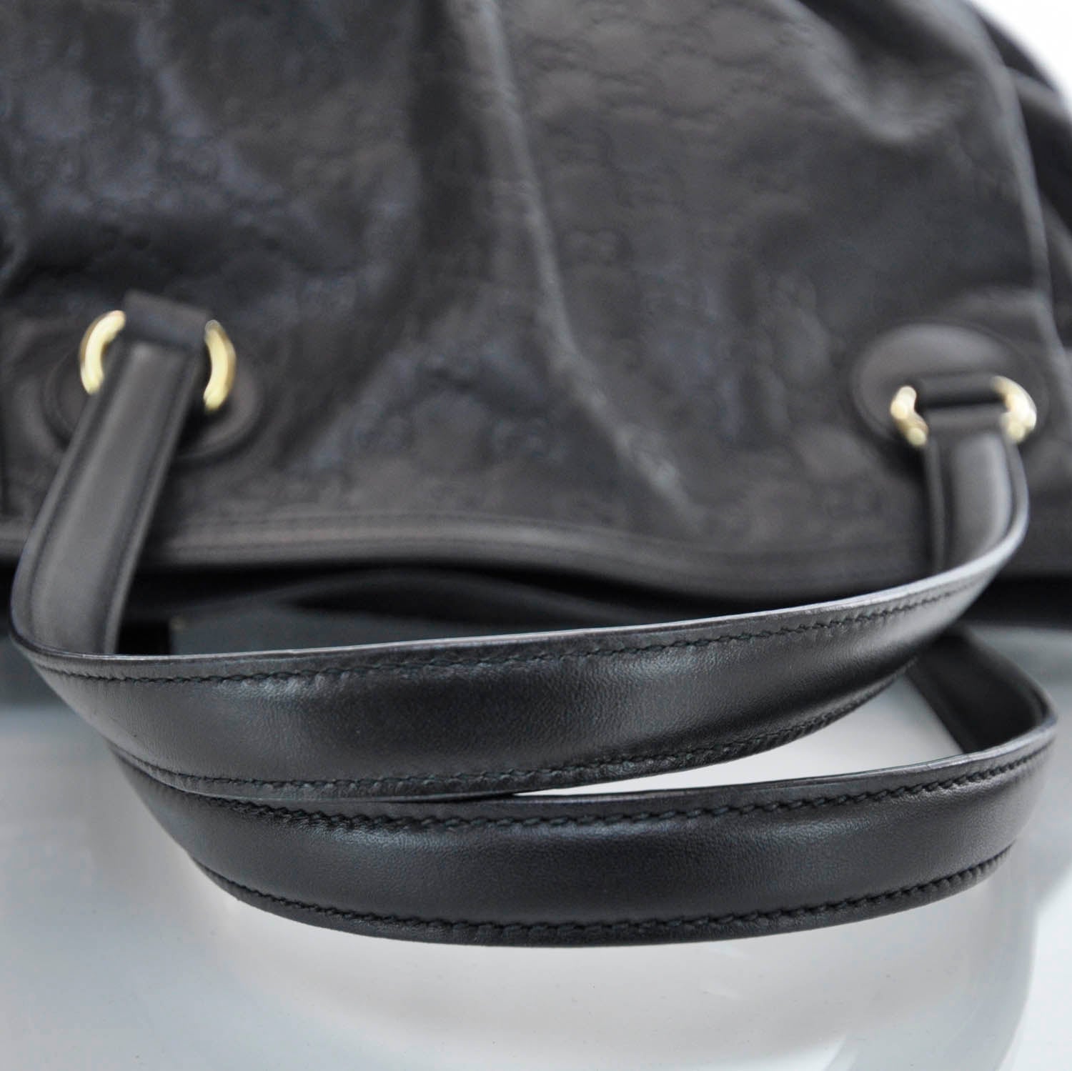 Gucci Guccissima Full Moon Tote Black 6 of 10