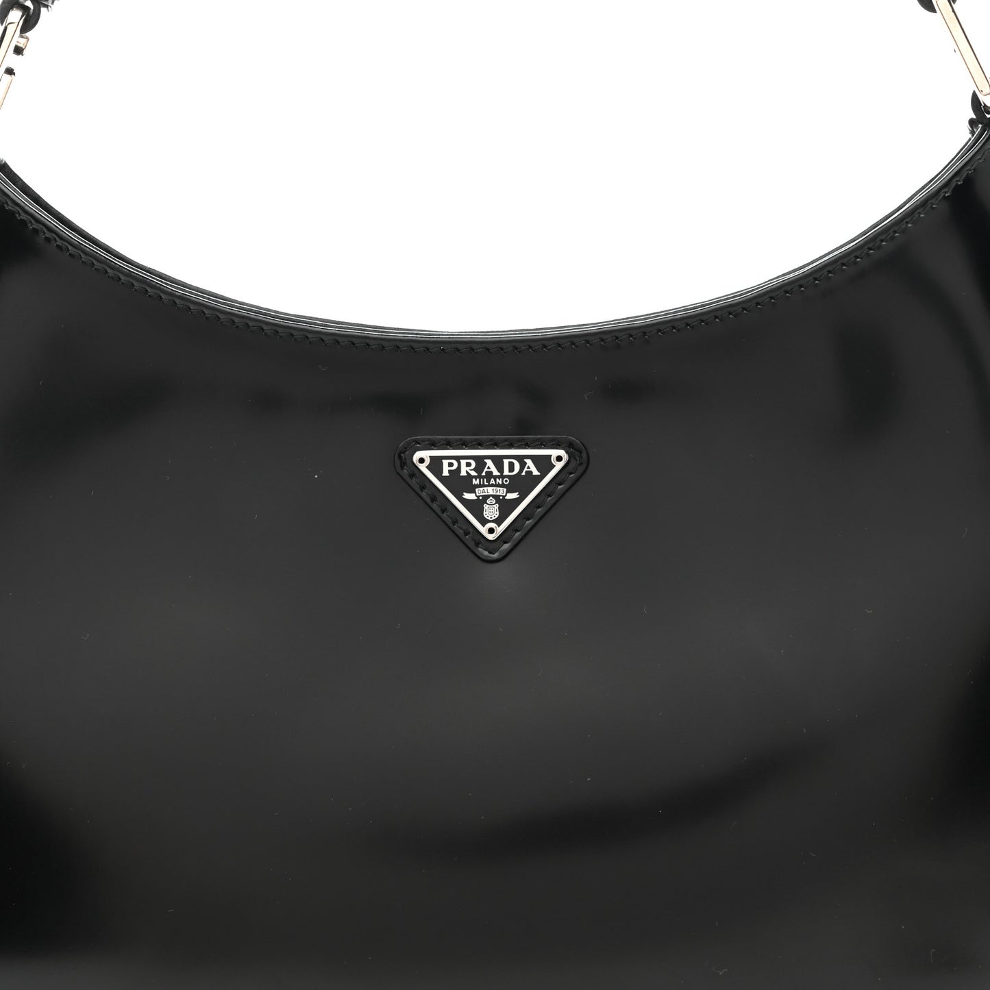 Spazzolato Cleo Shoulder Bag Black