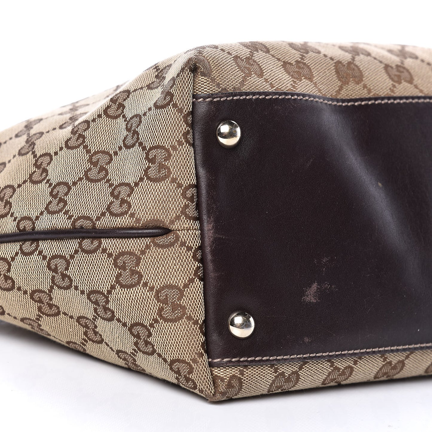 Monogram Medium New Britt Tote Brown