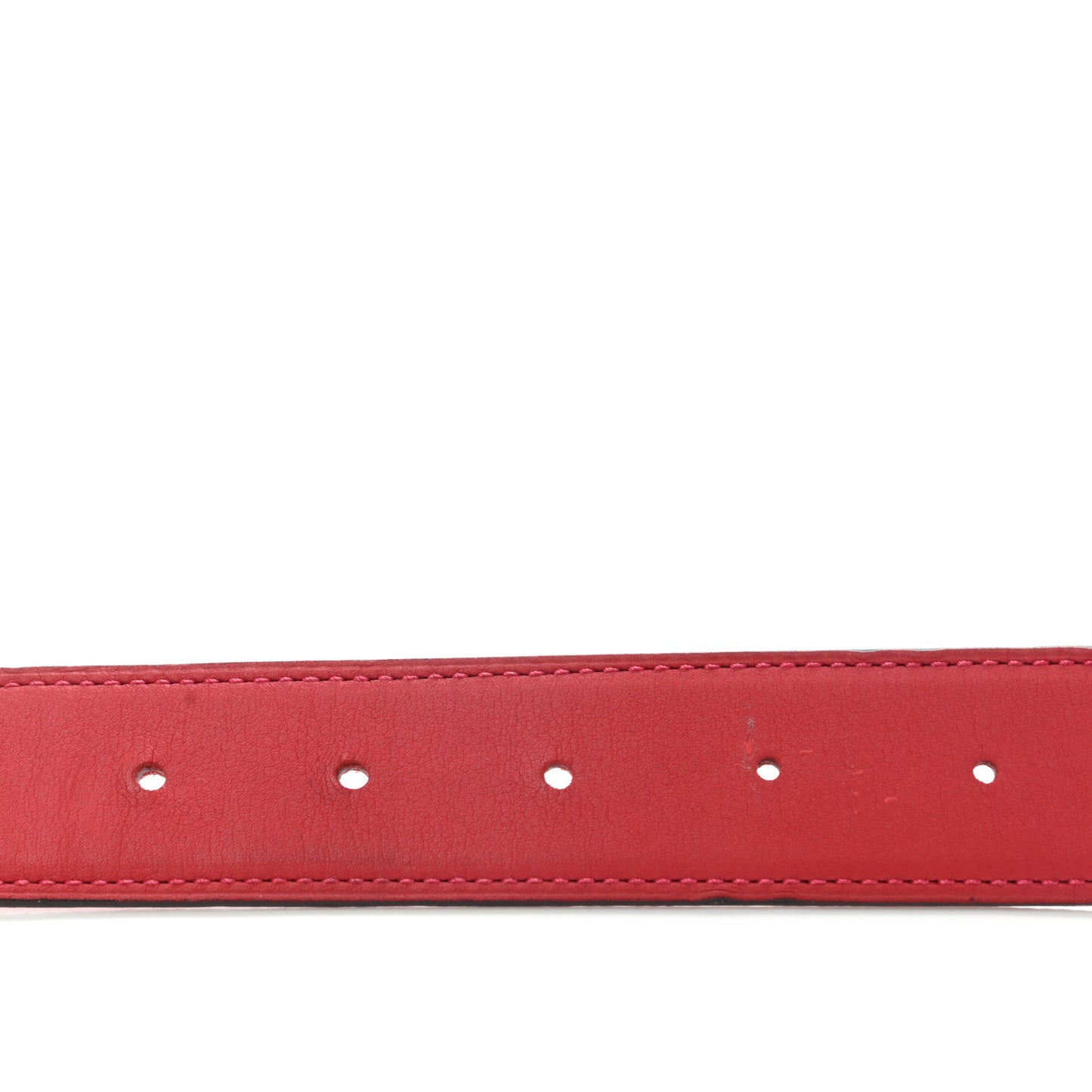 Epsom Swift 32mm Belt Strap 100 Rouge Casaque
