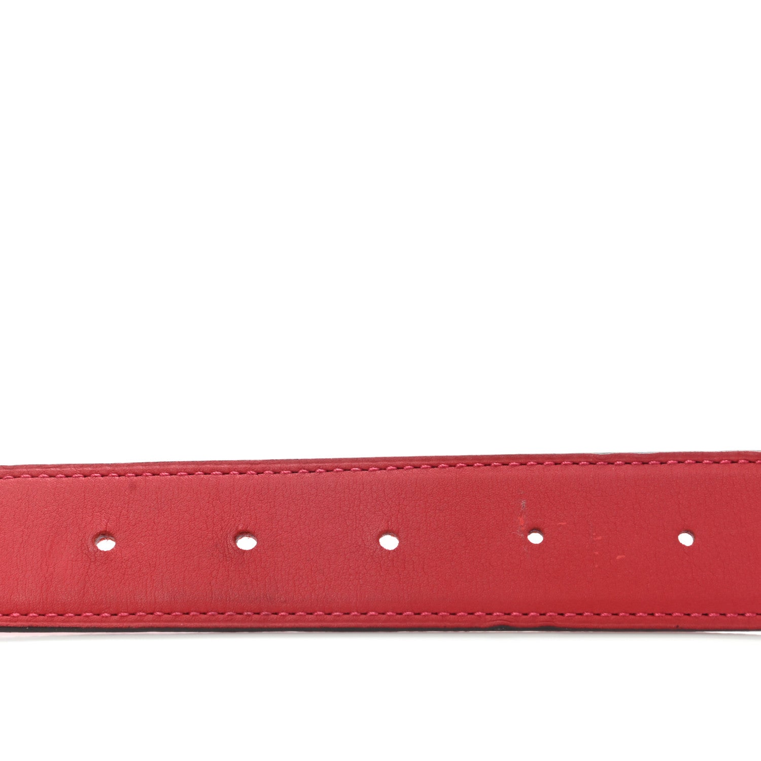 Hermes Epsom Swift 32mm Belt Strap 100 Rouge Casaque 6 of 7