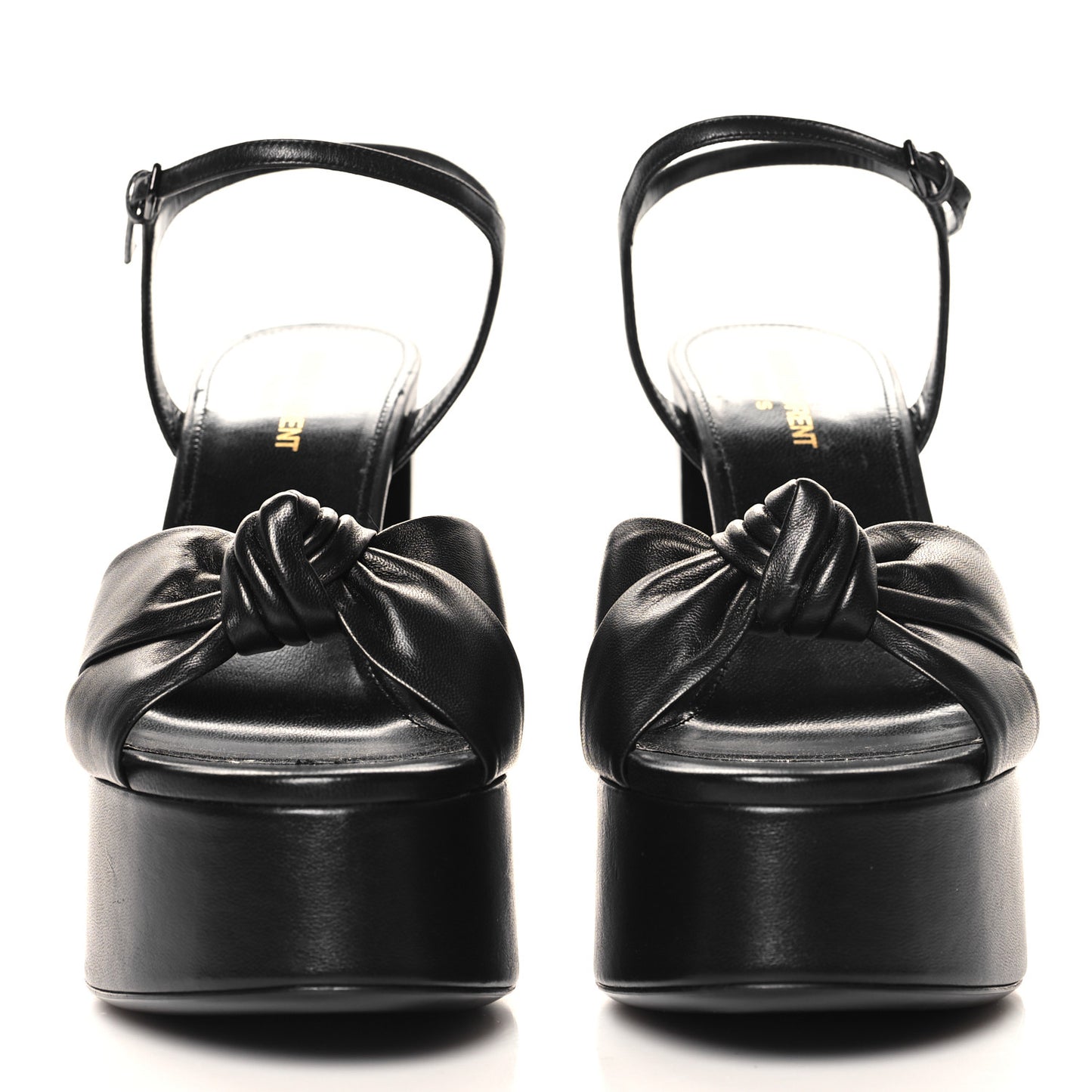 Vendome Bianca 85 Platform Sandals 39.5 Black