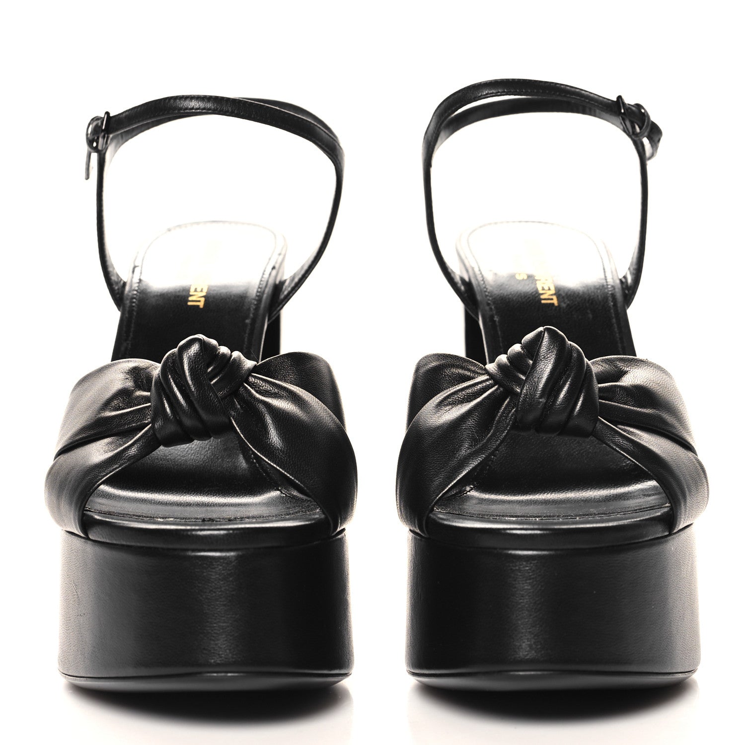 Saint Laurent Vendome Bianca 85 Platform Sandals 39.5 Black 3 of 10