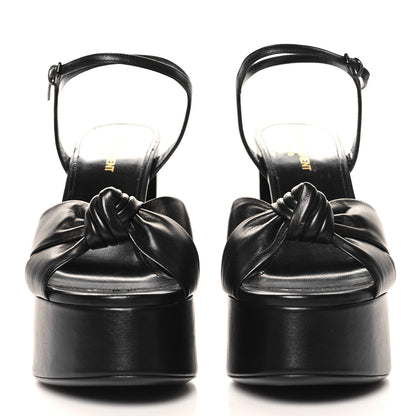 Saint Laurent Vendome Bianca 85 Platform Sandals 39.5 Black 3 of 10