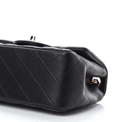 Chanel Lambskin Quilted Mini Square Flap Black 7 of 11