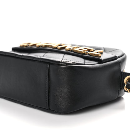 Chanel Calfskin Quilted Enchained Camera Case Bag Black 10 of 13