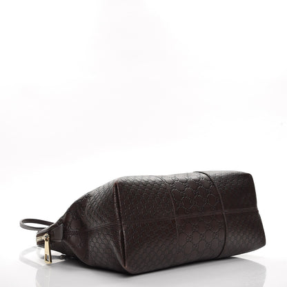 Gucci Guccissima Medium Bree Shoulder Bag Chocolate 4 of 17