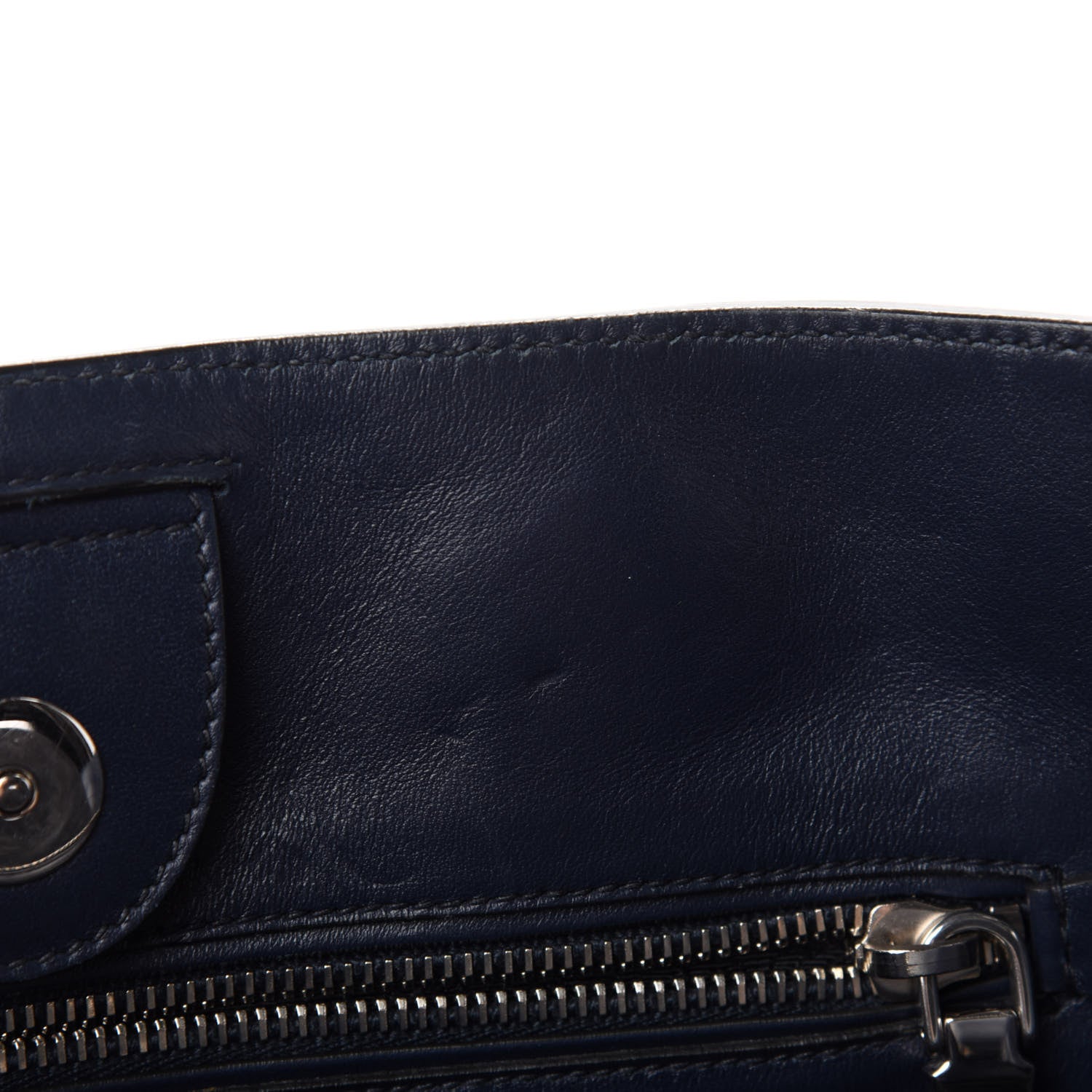 Prada Soft Calf Shopping Tote Baltico 9 of 13