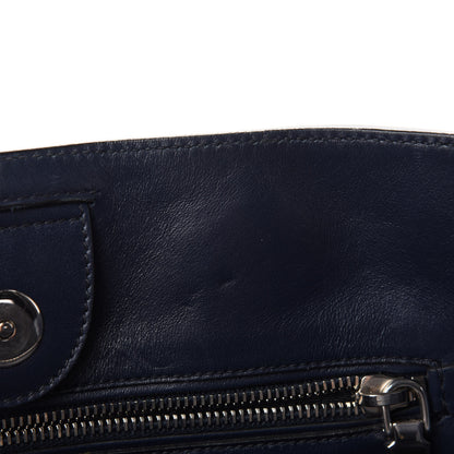 Prada Soft Calf Shopping Tote Baltico 9 of 13