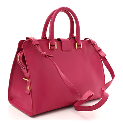 Saint Laurent Calfskin Small Classic Y Cabas Fuchsia 3 of 14