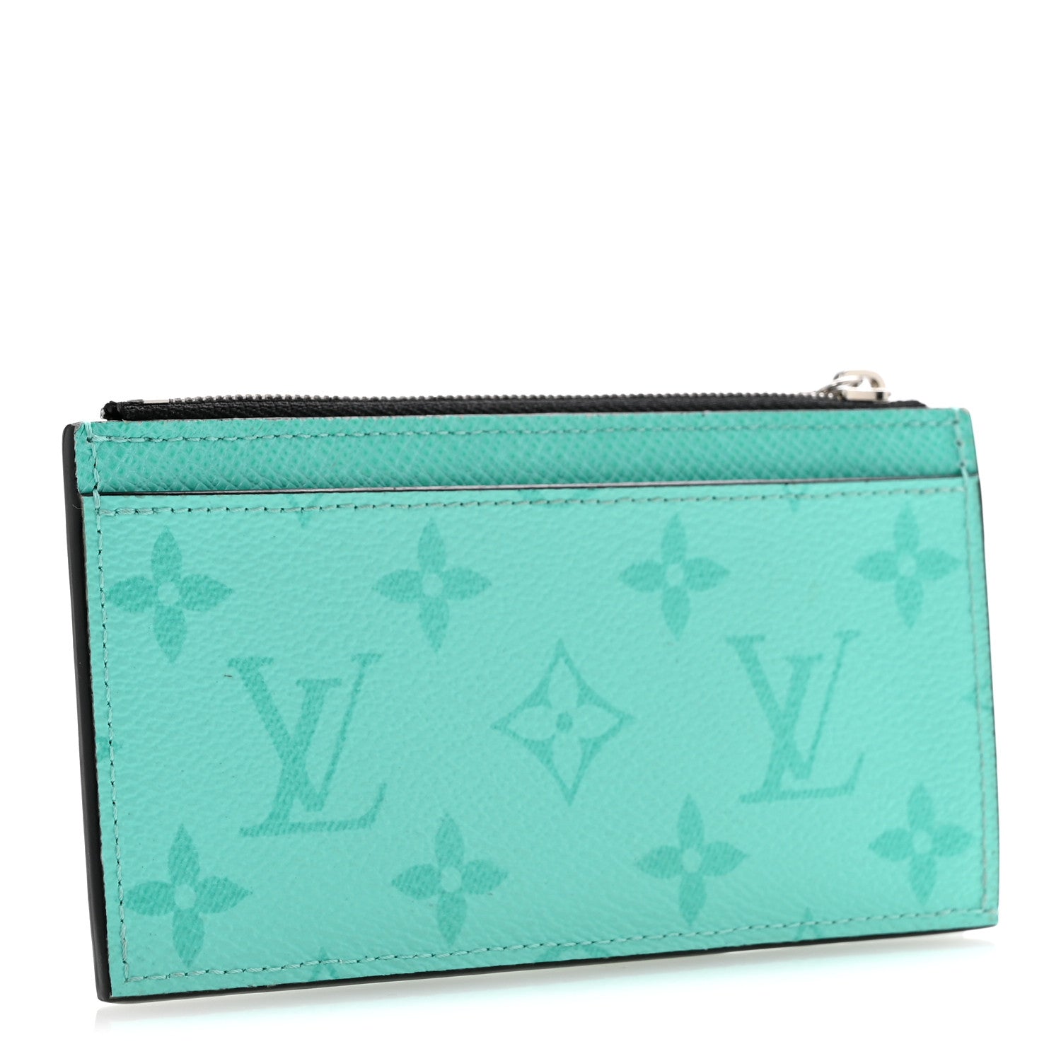 Louis Vuitton Taigarama Coin Card Holder Miami Green 3 of 8