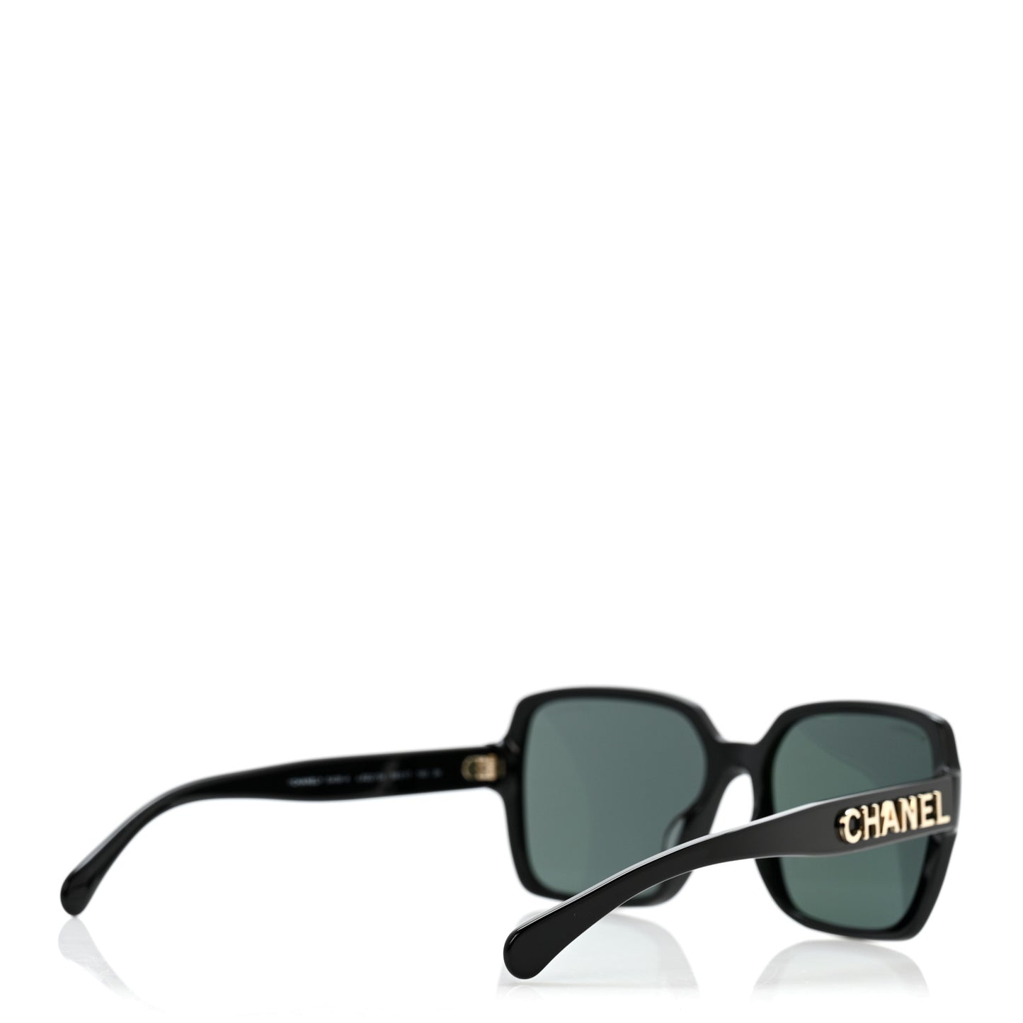 Acetate Square Sunglasses 5408-A Black