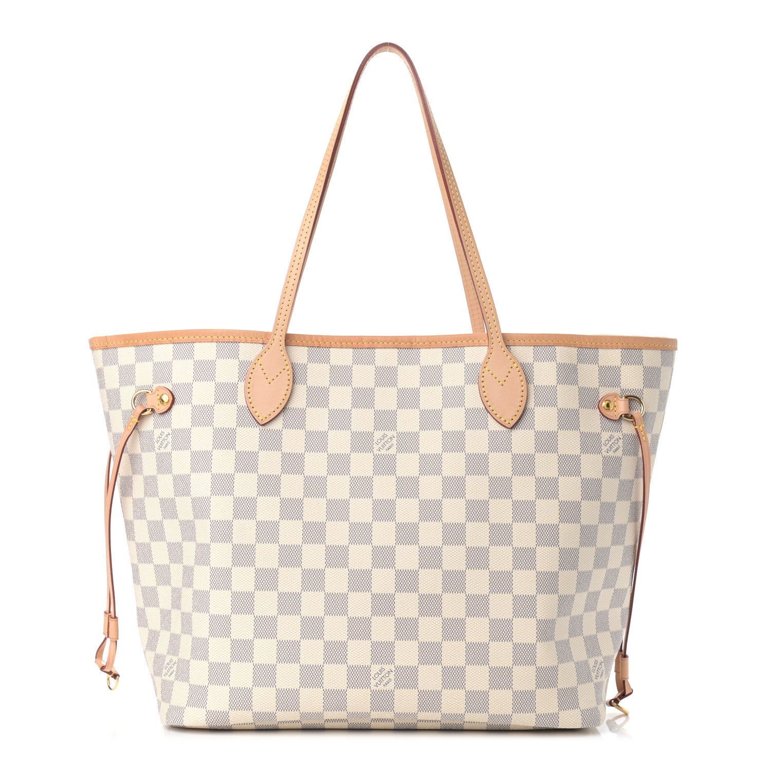 Louis Vuitton Damier Azur Neo Neverfull MM Rose Ballerine 1 of 9
