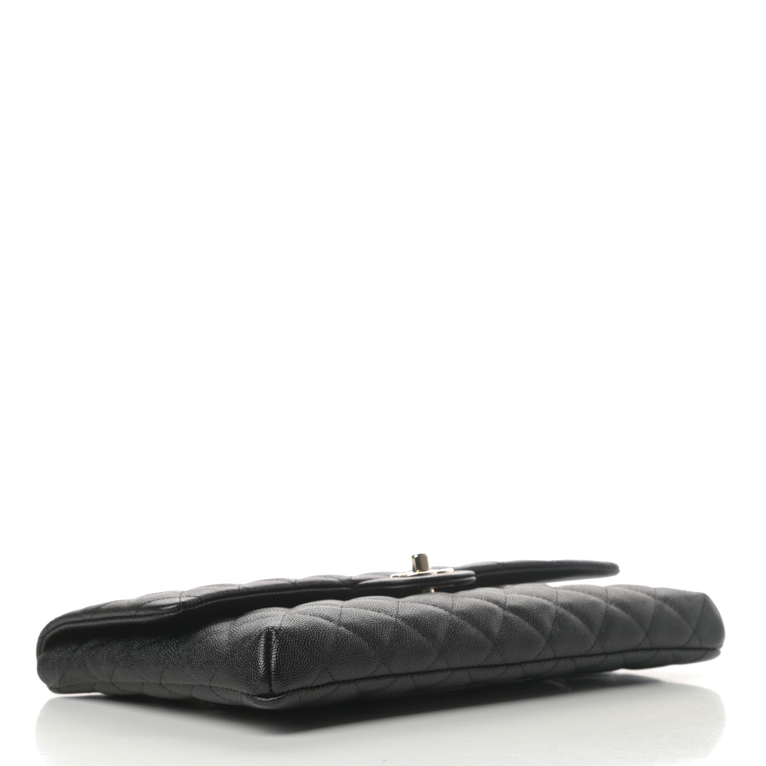 Chanel Caviar Quilted Flap Clutch Black 4 of 7