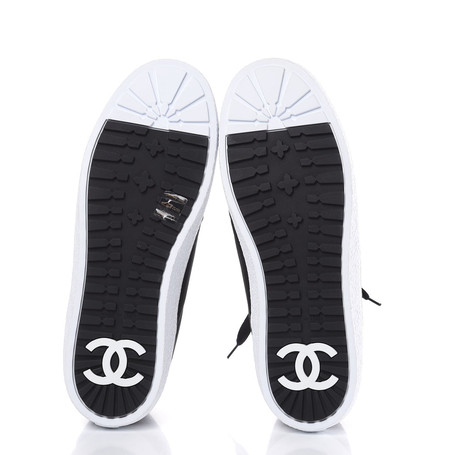 Nylon Mens High Top Sneakers 45 Black