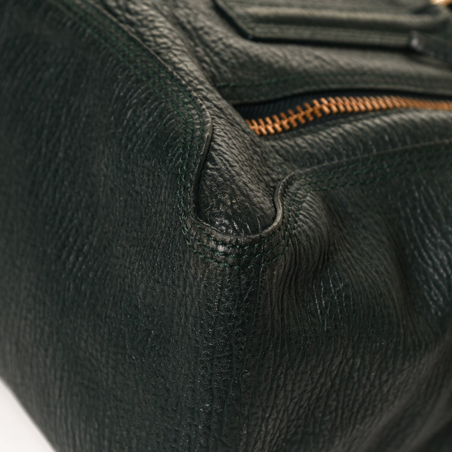 Textured Calfskin Large Pashli Satchel Jade