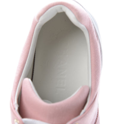 Chanel Canvas Womens CC Sneakers 39 Salmon 7 of 10