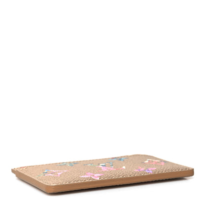 Louis Vuitton Metallic Monogram LV Garden Card Holder Gold 4 of 10