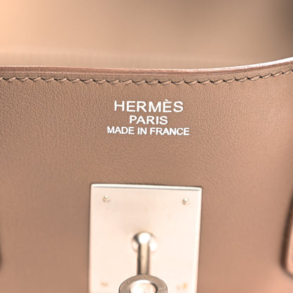 Hermes Taurillon Clemence Swift Tri-Color Birkin 35 Rose Jaipur Argile Etoupe 6 of 12