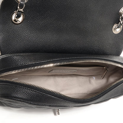 Chanel Caviar Quilted Medium Easy Flap Black 6 of 9