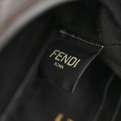 Fendi Nappa FF 1974 Embossed Mini Baguette Black 7 of 10