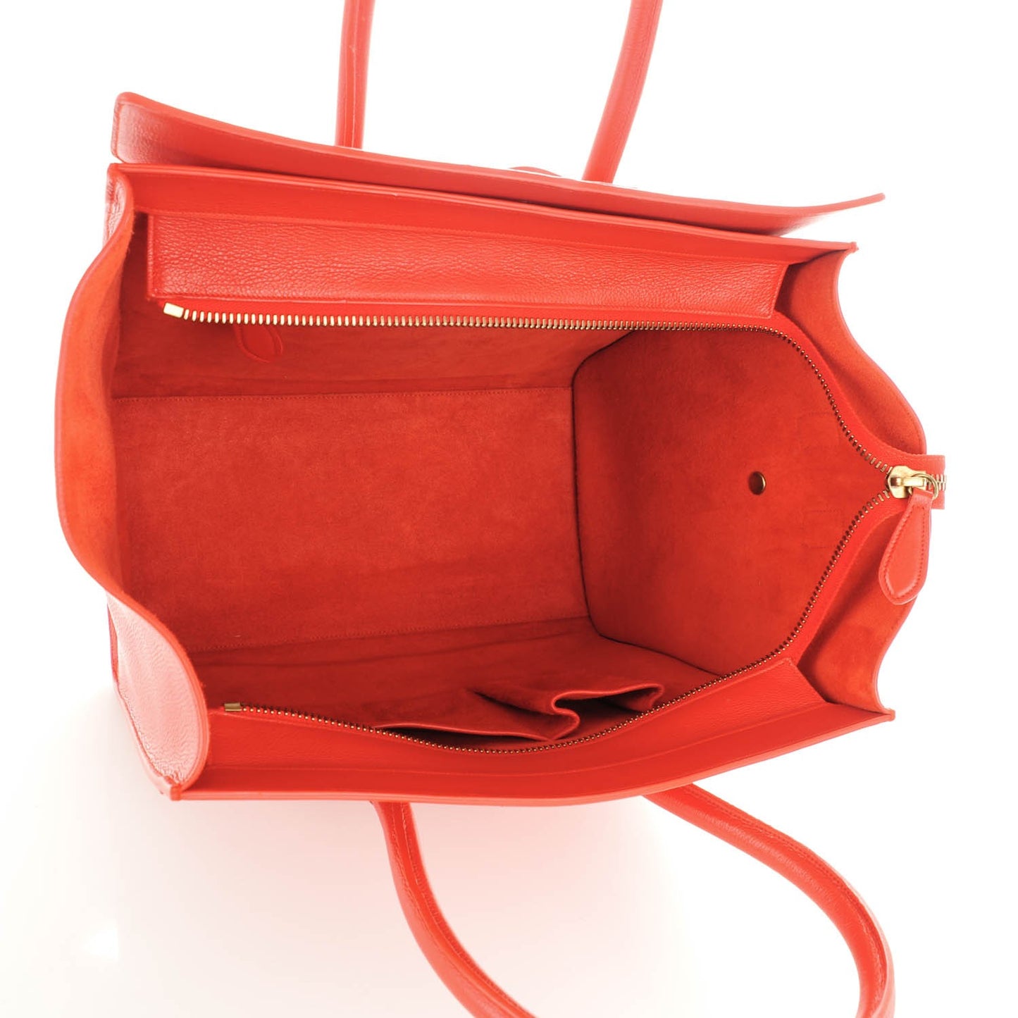Baby Calfskin Mini Luggage Vermillion