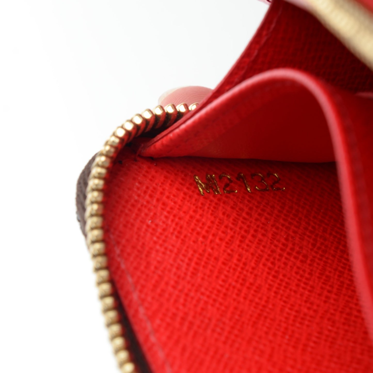 Monogram Kusama Pumpkin Dots Zippy Wallet Red