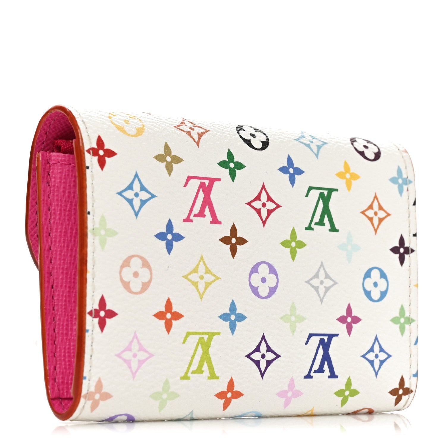Louis Vuitton LV X TM Monogram Multicolor Rosalie Coin Purse White Kawaii Pink 3 of 6