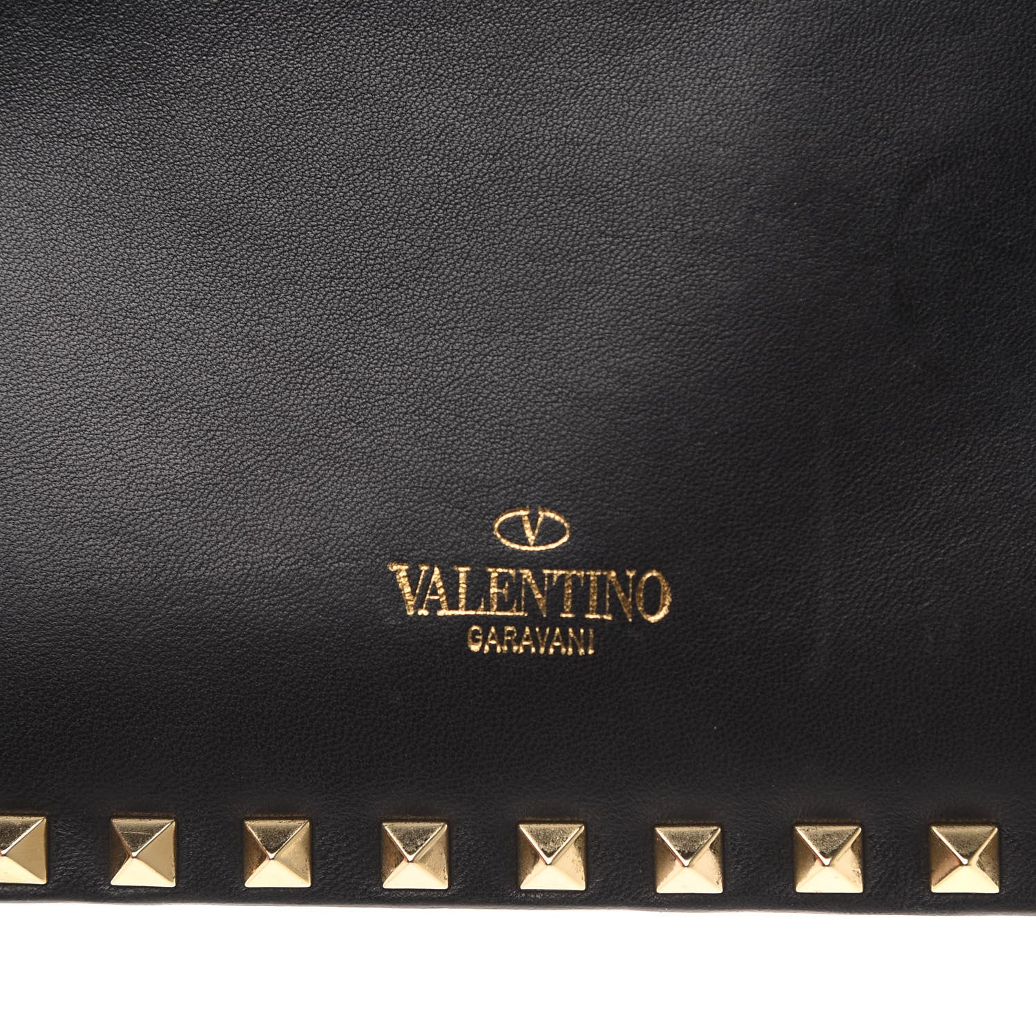 Valentino Garavani Nappa Rockstud Wristlet Clutch Black 11 of 11