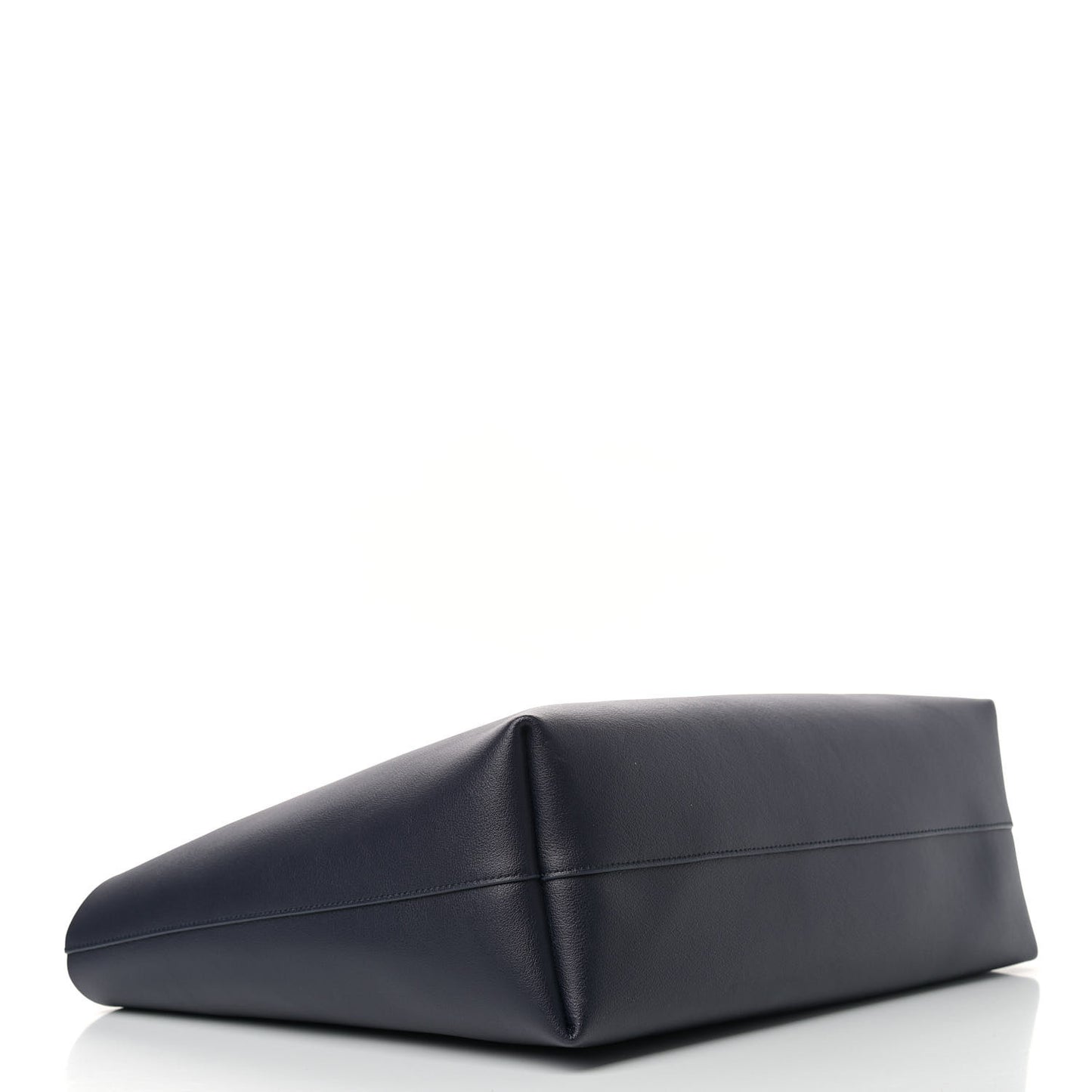 Calfskin Large Shopping Tote Deep Marine