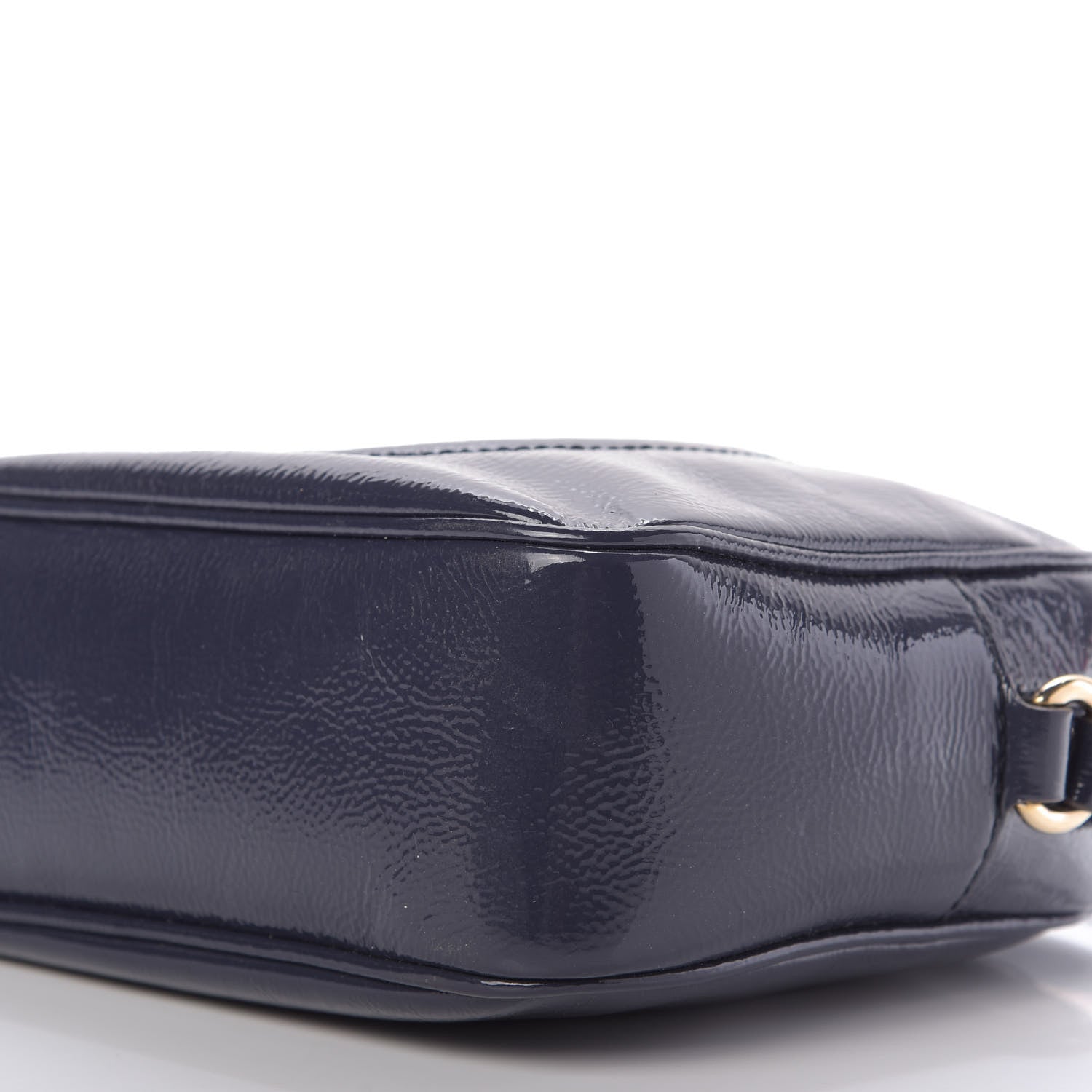 Gucci Vernice Naplack Small Soho Disco Bag Uniform Blue 7 of 15