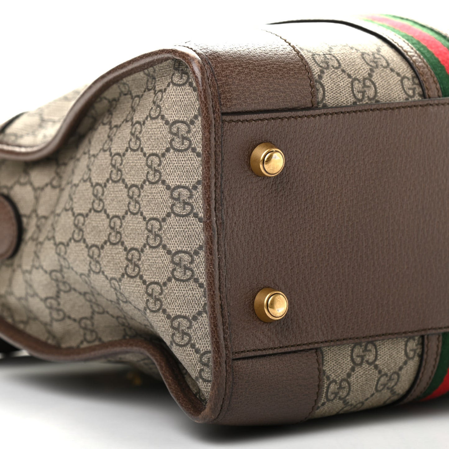 Soft GG Supreme Monogram Web Neo Vintage Duffle Bag Beige New Acero Crop