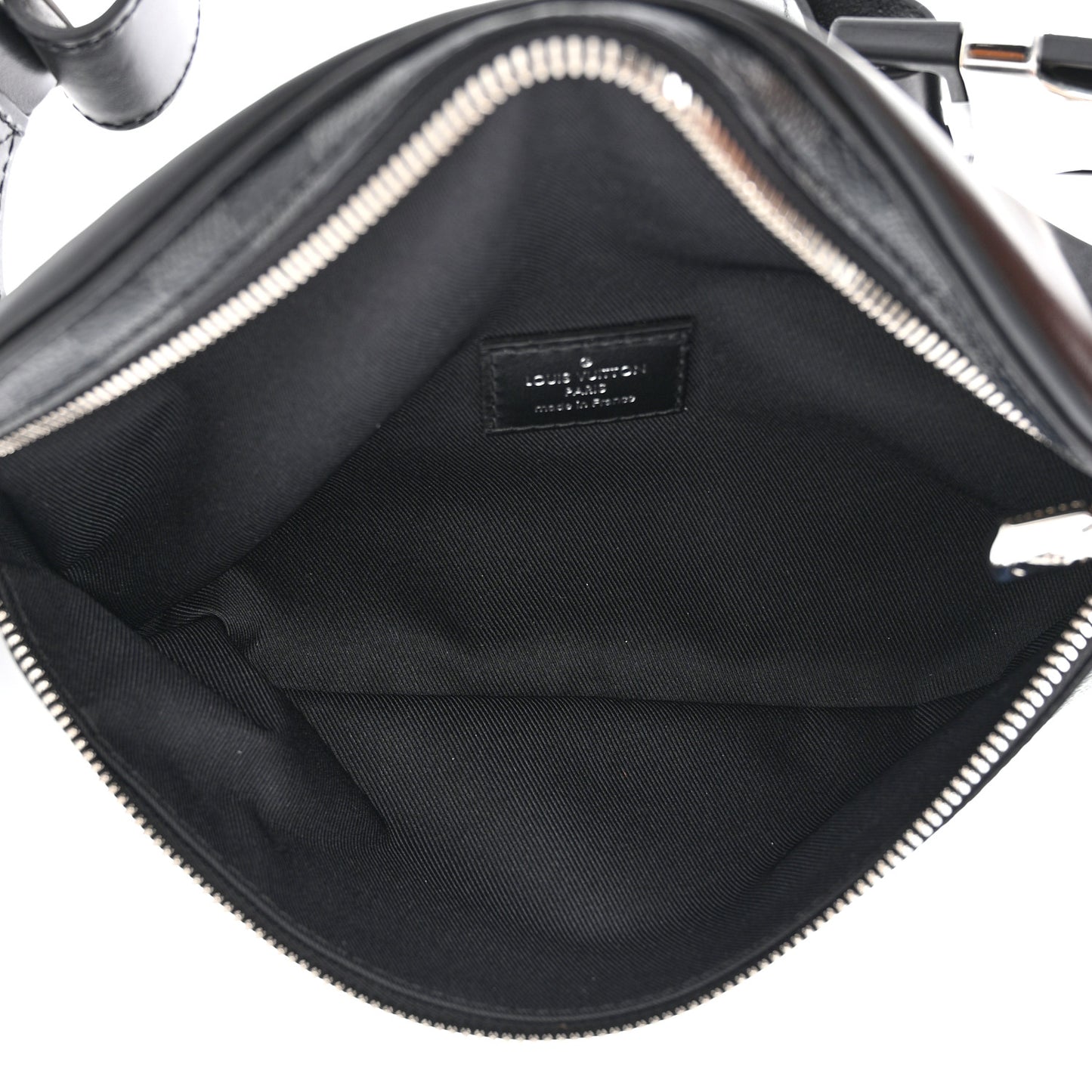 LOUIS VUITTON Damier Graphite Campus Bumbag Black