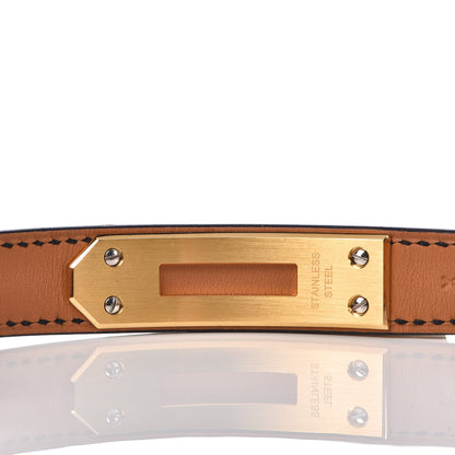 Hermes Stainless Steel Epsom 20mm Kelly Cadena Quartz Watch Noir 5 of 8